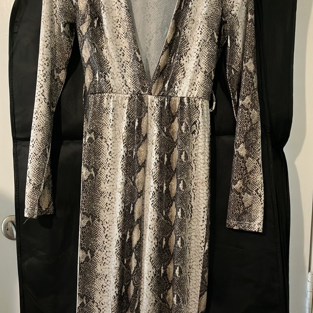 Snake Print Jumpsuit - Picture 3 of 11